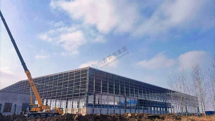 中新钢铁新建汽车卸料棚项目